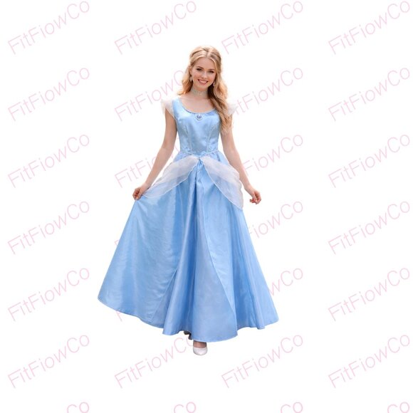 Disney Princess Dresses & Skirts - Disney Cinderella Princess Dress Costume Girls Large 12-14 Blue
